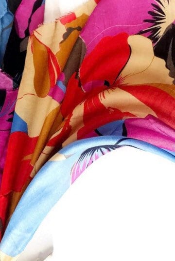 Huge Multicolour Flowers Scarf