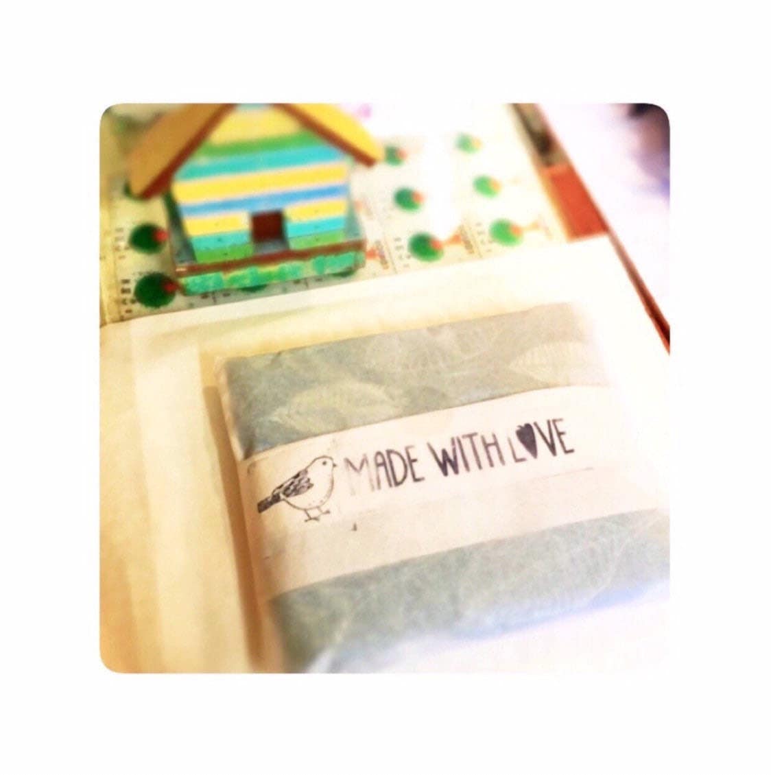 Sketched Tulips Flower White Cotton Scarf