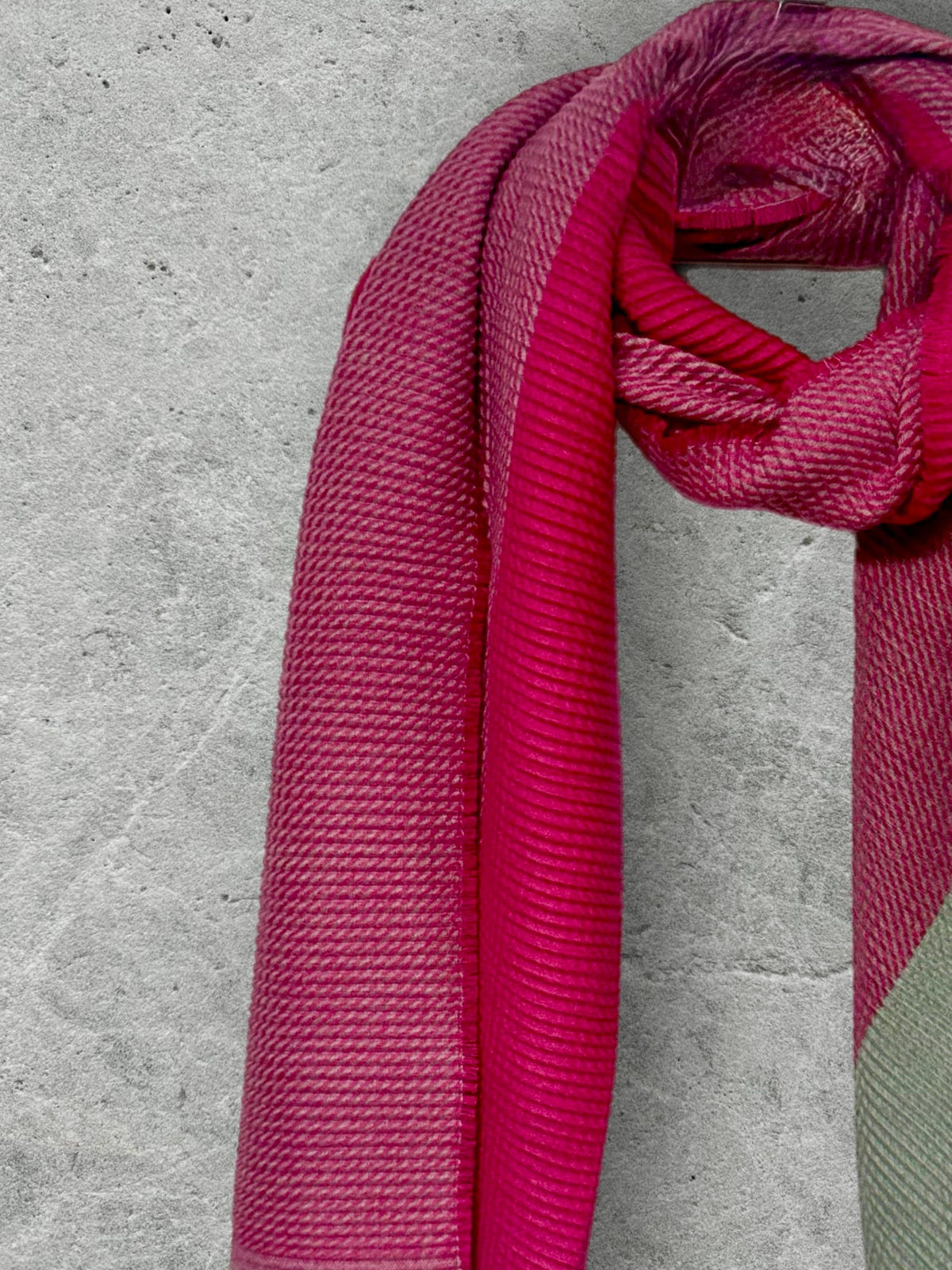 Hot Pink Winter Scarf for Women,Fuchsia Oversized Scarf,Ultra Soft Reversible Wrap, Colour Block Autumn Scarf,Ideal Gift for Her