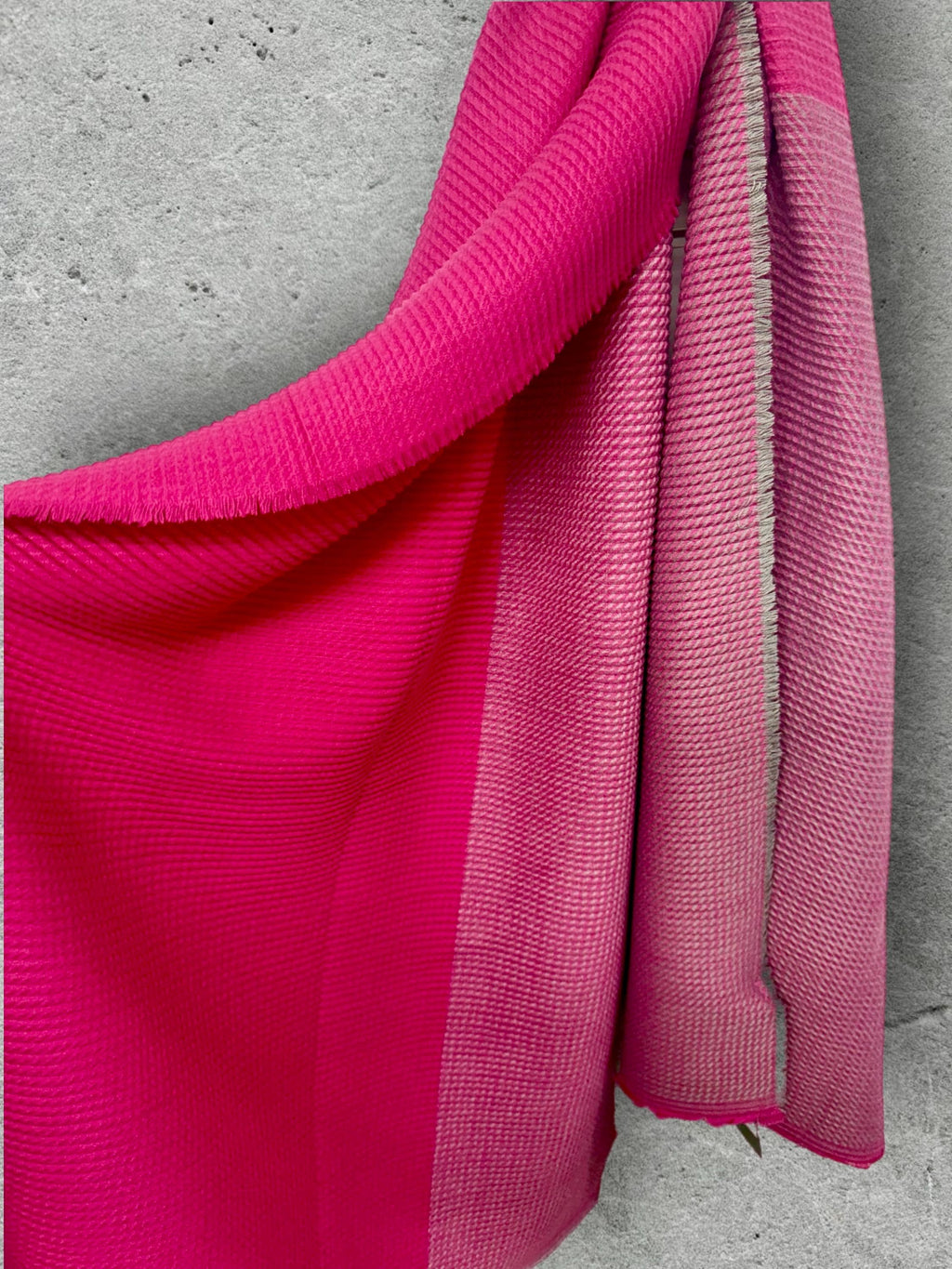 Hot Pink Winter Scarf for Women,Fuchsia Oversized Scarf,Ultra Soft Reversible Wrap, Colour Block Autumn Scarf,Ideal Gift for Her