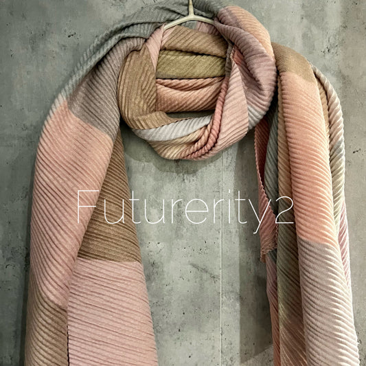 Block Pattern Pink Grey Beige Cashmere Blend Scarf/Autumn Winter Scarf/Gifts For Mum/Gifts For Her Birthday Christmas/UK Seller/Scarf Women